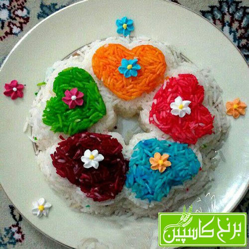 تزیین برنج مجلسی عید 98