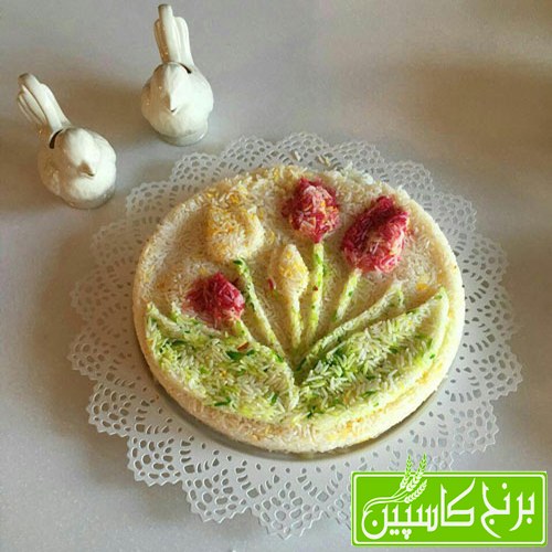 تزیین برنج مجلسی عید 98