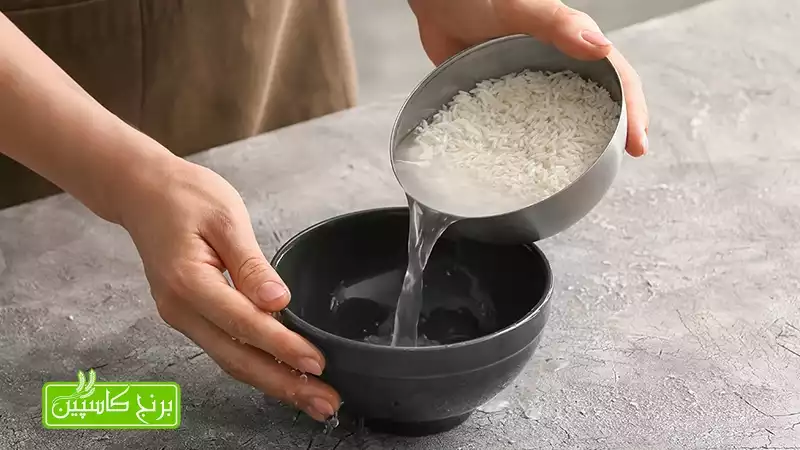 نگهداری برنج خیس خورده